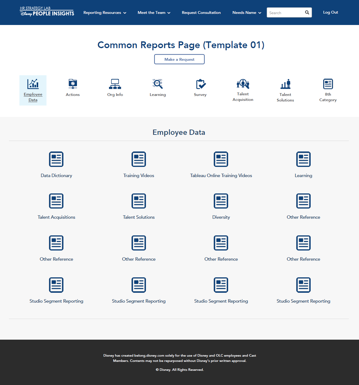 Common Reports WIP