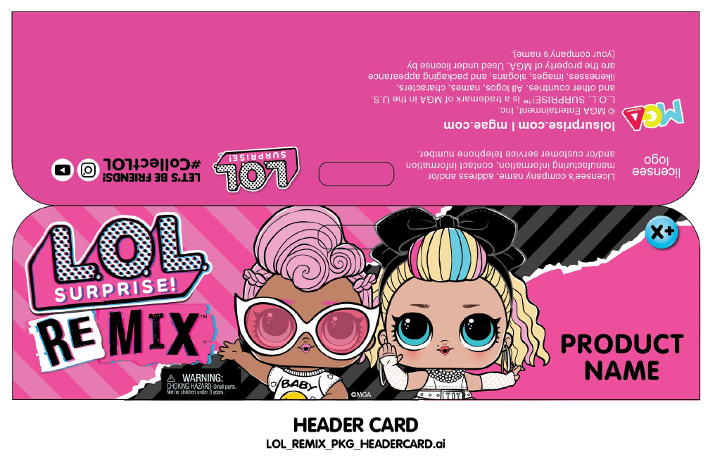 Remix Header Card